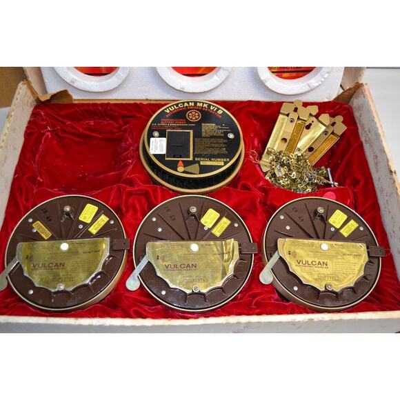 Lot of 4 OLD Vintage Vulcan Autosonic PVR Mark-I Smoke Detectors Untested - Picture 2 of 16